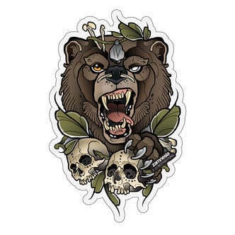 Pegatina - Roaring Bear (TRIBE)