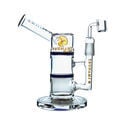 Rig Side Neck Honey Turbine 9" para dabs (Tsunami Glass)