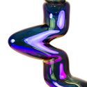 Bong de cristal Rainbow Zigzag (Blaze Glass)