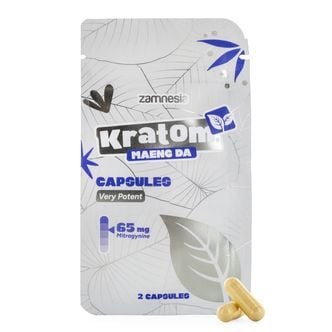 Cápsulas de kratom - 65mg de extracto (Zamnesia)