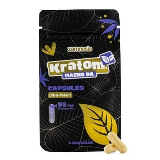 Cápsulas de kratom - 95mg de extracto (Zamnesia)