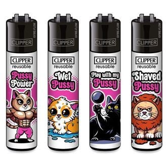 Mechero Clipper Pussy