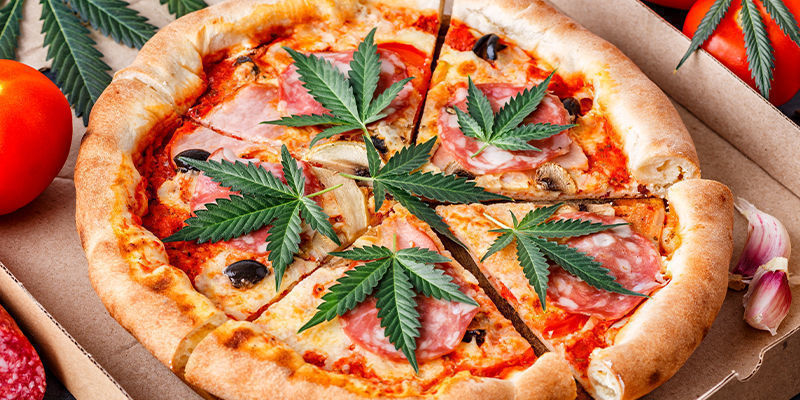 Pizza Con Marihuana